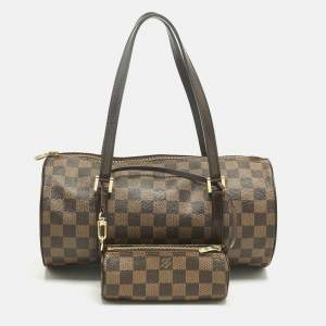 Pre Owned Louis Vuitton Damier Ebene Canvas Papillon 30 Bag