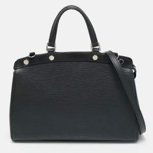 Pre Owned Louis Vuitton Black Epi Leather Brea MM Bag