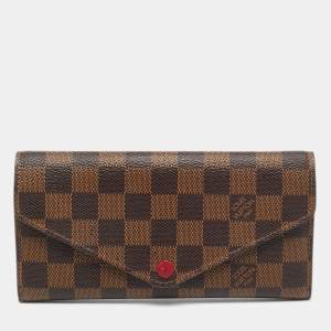 مملوكة مسبقًا Louis Vuitton Red Monogram Canvas  Josephine Wallet