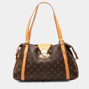 Pre Owned Louis Vuitton Brown Monogram Stresa PM