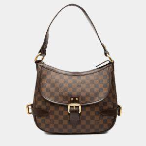 Pre Owned Louis Vuitton Brown Damier Ebene Highbury
