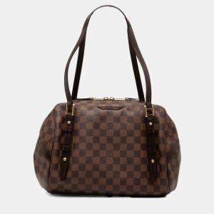 Pre Owned Louis Vuitton Brown Damier Ebene Rivington GM