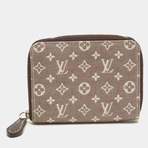Pre Owned Louis Vuitton Idylle Monogram Canvas Zippy Wallet 