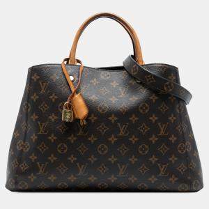 Pre Owned Louis Vuitton Brown Monogram Montaigne GM