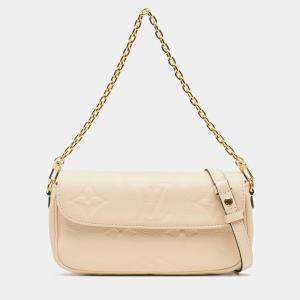 مملوكة مسبقًا Louis Vuitton Brown Monogram Empreinte Giant Ivy Wallet on Chain