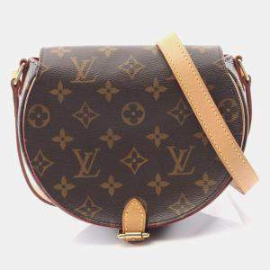 مملوكة مسبقًا Louis Vuitton Tambourine Brown Monogram Canvas Shoulder Bag