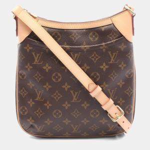 مملوكة مسبقًا Louis Vuitton Odeon PM Brown Monogram Canvas Shoulder Bag