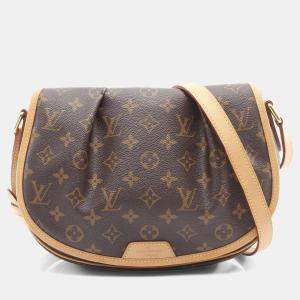 Pre Owned Louis Vuitton Menilmontant PM Monogram Canvas Shoulder Bag