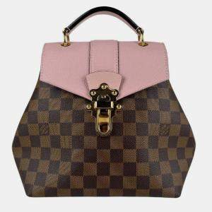 Pre Owned Louis Vuitton Damier Clapton Backpack In Canvas Magnolia