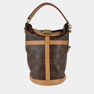 مملوكة مسبقًا Louis Vuitton Shoulder Bag Handbag Monogram Duffle Canvas Brown
