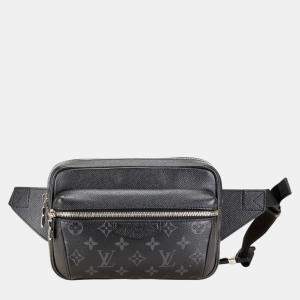 Pre Owned حقيبة خصر لويس فويتون مونوجرام إكليبس تايغا راما بوم جلد بي في سي جسم أسود نوار