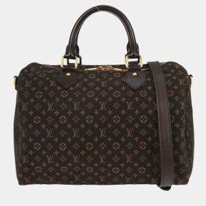 مملوكة مسبقًا Louis Vuitton Brown Monogram Idylle Speedy Bandouliere 30
