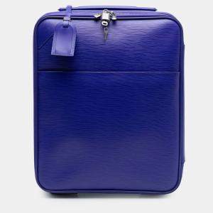 مملوكة مسبقًا Louis Vuitton Blue Epi Pegase 45