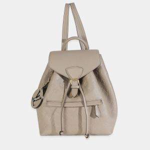 Pre Owned Louis Vuitton Tourterelle Monogram Empreinte Montsouris NM