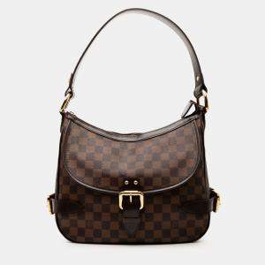 Pre Owned Louis Vuitton Brown Damier Ebene Highbury