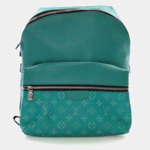 Pre Owned Louis Vuitton Green Monogram Discovery Backpack PM