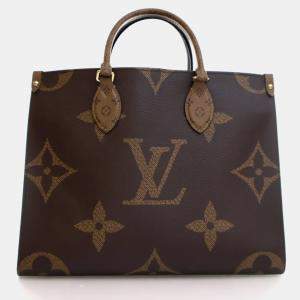Pre Owned Louis Vuitton Reverse Giant Monogram OnTheGo MM
