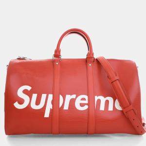 مملوكة مسبقًا Louis Vuitton Epi Supreme Keepall Bandouliere 45