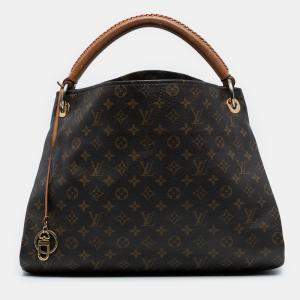 Pre Owned Louis Vuitton Brown Monogram Artsy MM