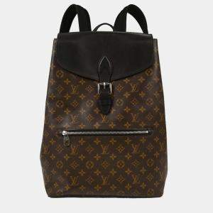 Pre Owned Louis Vuitton Monogram Macassar Parc Backpack