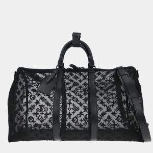 Pre Owned حقيبة لوي فيتون كيبوال بان دوليير 50 بنقشة المونوجرام