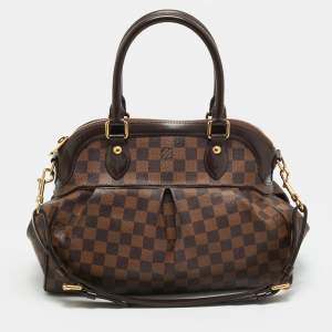 Pre Owned Louis Vuitton Damier Ebene Canvas Trevi PM Bag