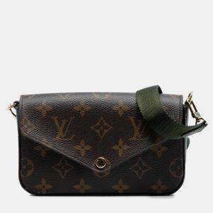 مملوكة مسبقًا Louis Vuitton Brown Monogram Felicie Strap And Go