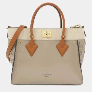 Pre Owned Louis Vuitton On My Side Mm Handbag