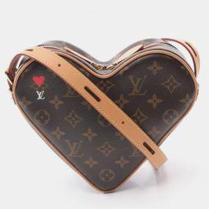 مملوكة مسبقًا Louis Vuitton Sac Cool Shoulder Bag Coated Canvas Leather Monogram Brown