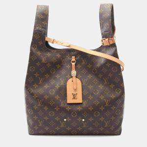 مملوكة مسبقًا حقيبة لويس فيتون أتلانت س قماش مطلي وجلد مونوجرام بني GM