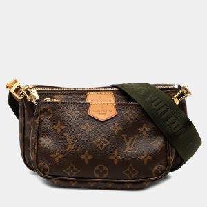 Pre Owned Louis Vuitton Brown Monogram Multi Pochette Accessoires