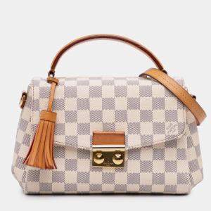 مملوكة مسبقًا Louis Vuitton White Damier Azur Croisette