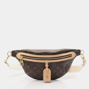مملوكة مسبقًا Louis Vuitton High-Rise Waist Bag Body Coated Canvas And Leather Monogram Brown