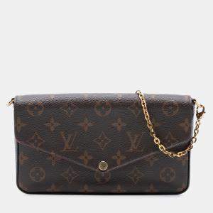 مملوكة مسبقًا Louis Vuitton Brown Monogram Pochette Felicie