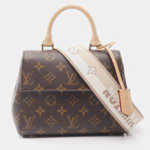 Pre Owned Louis Vuitton Cluny Mini Monogram Canvas Crossbody Bag