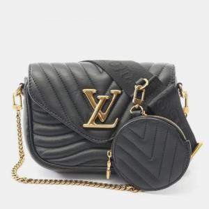 مملوكة مسبقًا Louis Vuitton New Wave Noir Leather Shoulder Bag