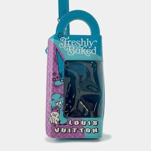 Pre Owned علبة شطائر لويس فويتون زرقاء مونوغرام