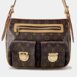 Pre Owned Louis Vuitton Hudson Beige Monogram Size Gm