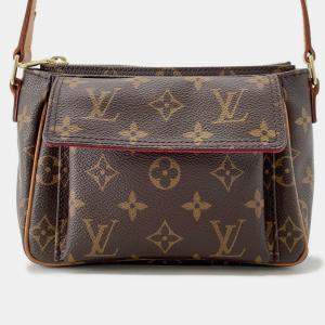 Pre Owned Louis Vuitton Viva Cite Red Monogram Size Pm