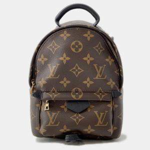 مملوكة مسبقًا Louis Vuitton Palm Springs Backpack Brown Monogram Size Mini