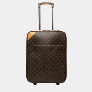 مملوكة مسبقًا Louis Vuitton Brown Monogram Pegase 45