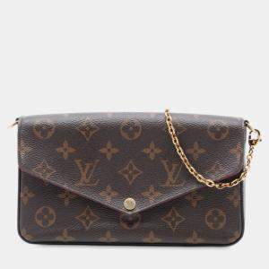مملوكة مسبقًا Louis Vuitton Brown Monogram Pochette Felicie
