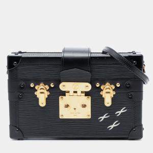 مملوكة مسبقًا Louis Vuitton Black Epi Petite Malle