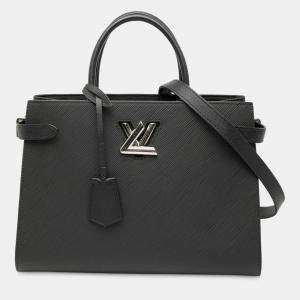 Pre Owned Louis Vuitton Black Epi Twist Satchel