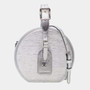 مملوكة مسبقًا Louis Vuitton Silver Epi Petite Boite Chapeau