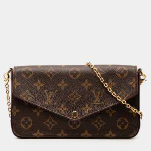 مملوكة مسبقًا Louis Vuitton Brown Monogram Pochette Felicie