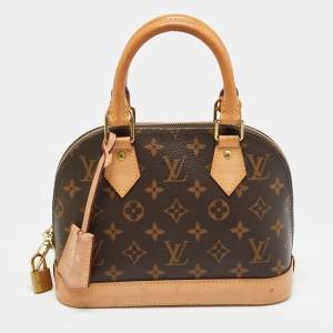 Pre Owned Louis Vuitton Monogram Canvas Alma BB Bag