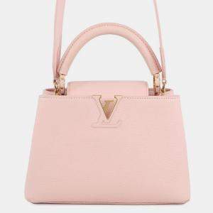 مملوكة مسبقًا Louis Vuitton Capucines Pink Taurillon Leather Size Bb