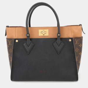 مملوكة مسبقًا Louis Vuitton On My Side Noir Monogram Calf Leather Size Mm