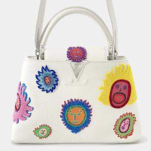 مملوكة مسبقًا Louis Vuitton capucines White Taurillon Size Mm